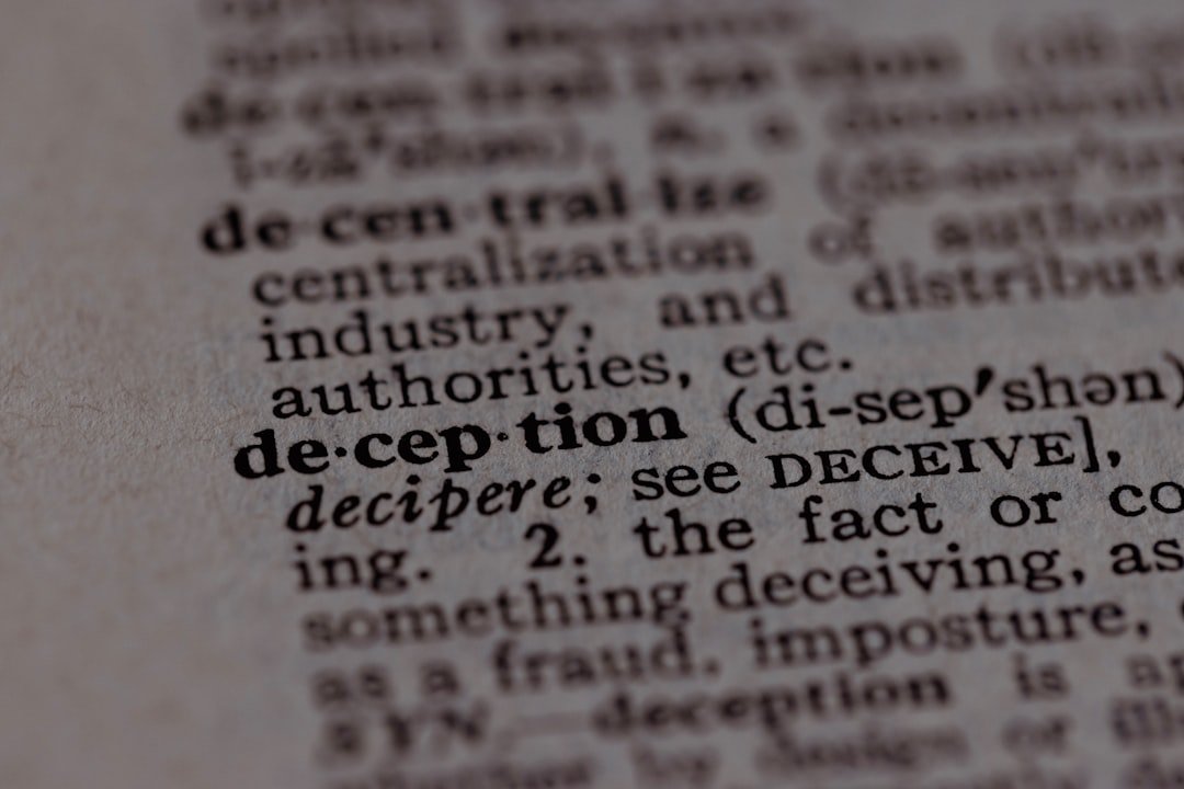 a close up of a book with words written in it